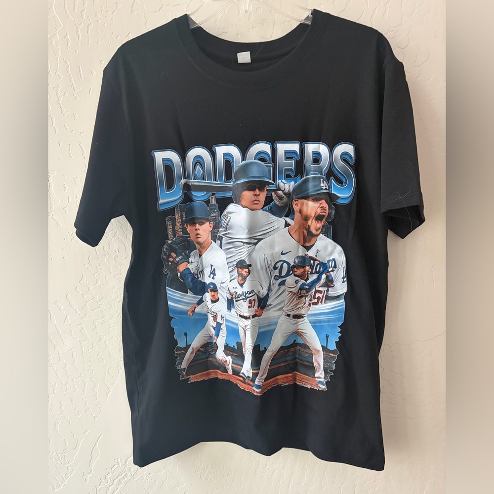 LA Dodgers World Series Baseball Graphic Tee new Medium